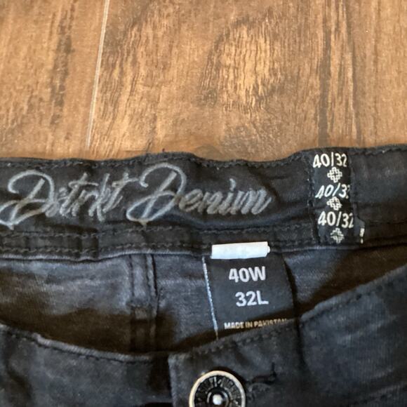 8ighth dstrkt Jeans Black Painted - Picture 3 of 8